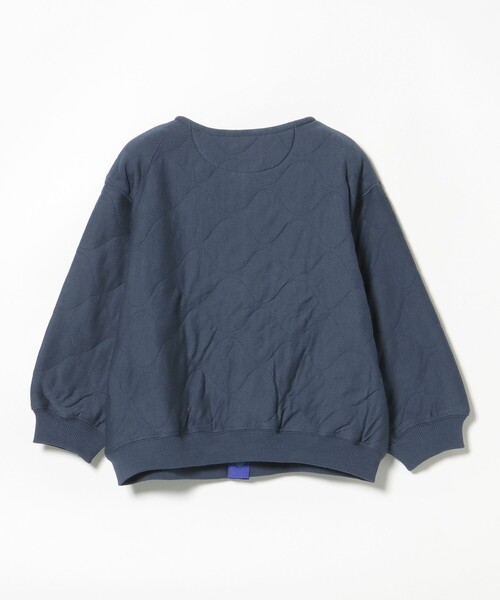 BEAMS mini（ビームスミニ）の「カット キルト ジャケット 2025FW（90～150cm）（カーディガン/ボレロ・キッズ・ネイビー/ライトグレー・100/130/120/90/150/110/140）」の15枚目の写真