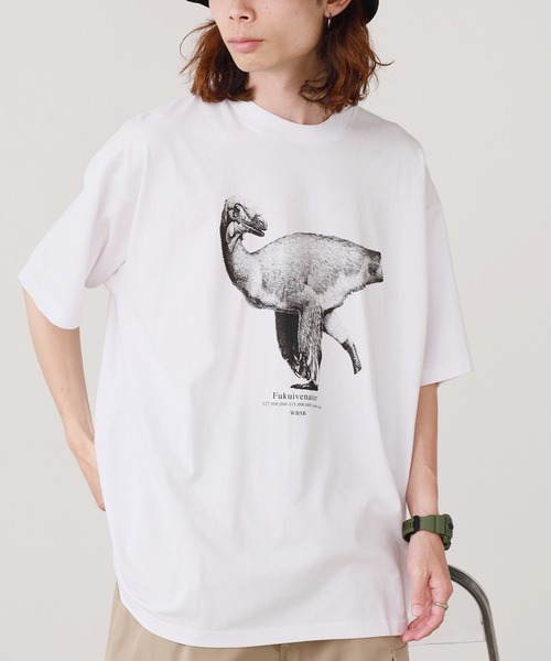 WBSB(ダブルビーエスビー)の「WBSB/ダブルビーエスビー Fukuivenator S/S TEE Tシャツ メンズ 秋物 秋服 2026年秋冬(Tシャツ/カットソー・メンズ・サンドベージュ/ホワイト/グレー・XL/L/M)」の6枚目の写真