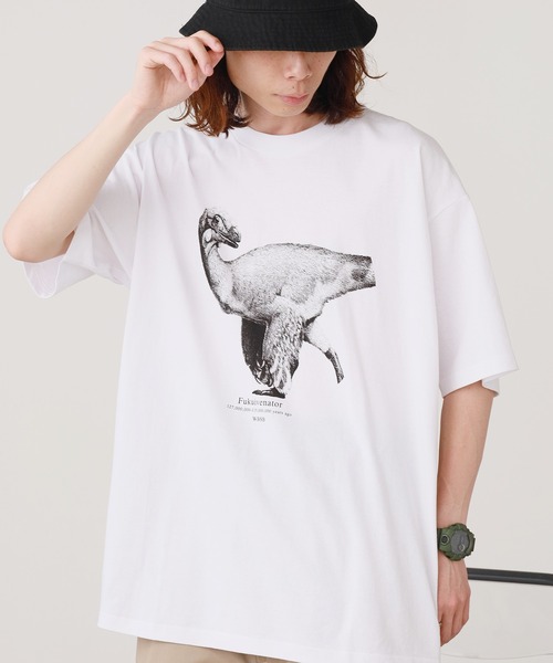 WBSB(ダブルビーエスビー)の「WBSB/ダブルビーエスビー Fukuivenator S/S TEE Tシャツ メンズ 秋物 秋服 2026年秋冬(Tシャツ/カットソー・メンズ・サンドベージュ/ホワイト/グレー・XL/L/M)」の7枚目の写真
