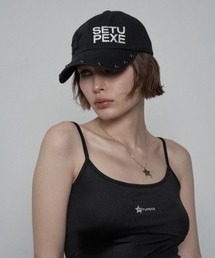 SETUPEXE（セットアップイーエックスイー）の「【SETUP‐EXE】STUDDED LOGO BALL CAP / 【セットアップエグゼ】スタッズロゴボールキャップ（キャップ）」
