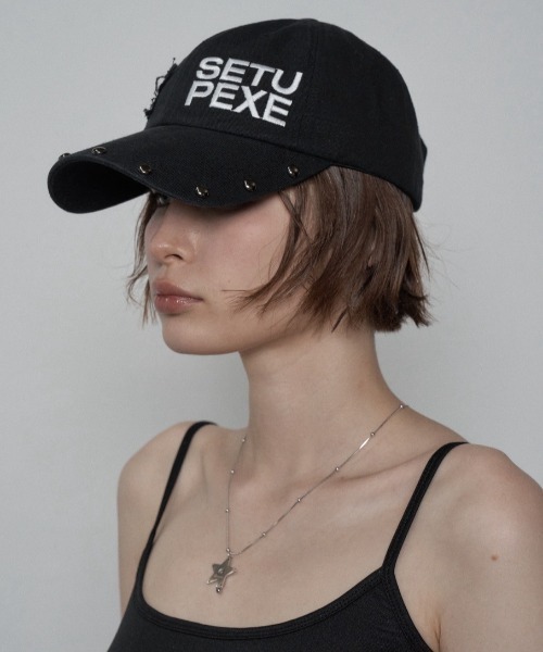 ★SETUP-EXE★ STUDDED LOGO BALL CAP SETUP‐EXE】STUDDED LOGO BALL CAP / 【セットアップエグゼ