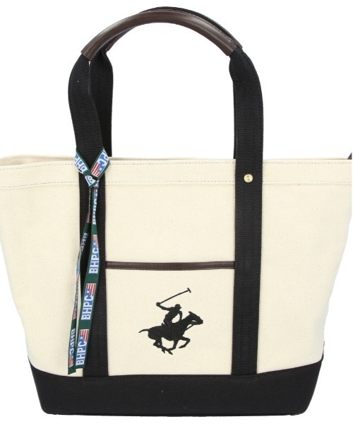 BACKYARD FAMILY(バックヤードファミリー)の「BEVERLY HILLS POLO CLUB キャンバストートバッグL BH1008N(トートバッグ・レディース・グレー系その他・FREE)」の2枚目の写真