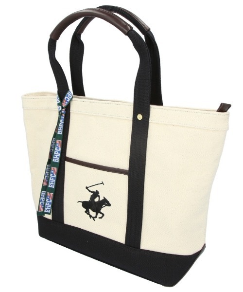 BACKYARD FAMILY(バックヤードファミリー)の「BEVERLY HILLS POLO CLUB キャンバストートバッグL BH1008N(トートバッグ・レディース・グレー系その他・FREE)」の3枚目の写真
