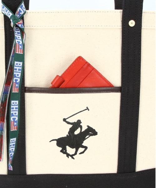 BACKYARD FAMILY(バックヤードファミリー)の「BEVERLY HILLS POLO CLUB キャンバストートバッグL BH1008N(トートバッグ・レディース・グレー系その他・FREE)」の9枚目の写真