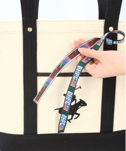 BACKYARD FAMILY(バックヤードファミリー)の「BEVERLY HILLS POLO CLUB キャンバストートバッグL BH1008N(トートバッグ・レディース・グレー系その他・FREE)」の11枚目の写真