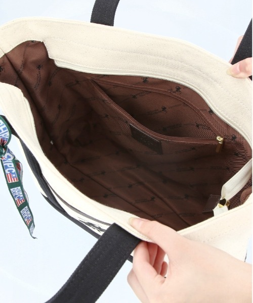 BACKYARD FAMILY(バックヤードファミリー)の「BEVERLY HILLS POLO CLUB キャンバストートバッグL BH1008N(トートバッグ・レディース・グレー系その他・FREE)」の21枚目の写真