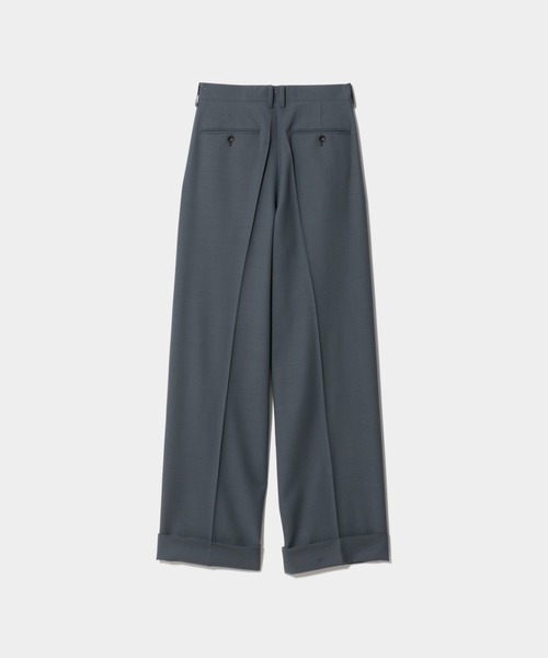 beautiful people（ビューティフルピープル）の「worsted doeskin     2tuck pants（スラックス・レディース・ブラック/ブルーグレー・38/36）」の14枚目の写真