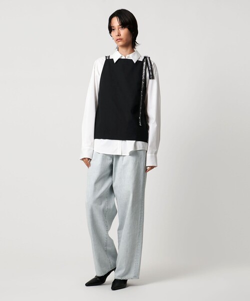 セール】＜AEWEN MATOPH＞スパンコールテープ 2WAYジレキャミソール