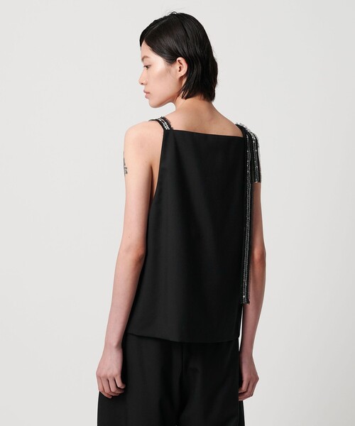 AEWEN MATOPH（イウエン マトフ）の「＜AEWEN MATOPH＞スパンコールテープ 2WAYジレキャミソール（キャミソール・レディース・オリーブ/ブラック・FREE）」の15枚目の写真