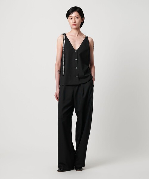 セール】＜AEWEN MATOPH＞スパンコールテープ 2WAYジレキャミソール