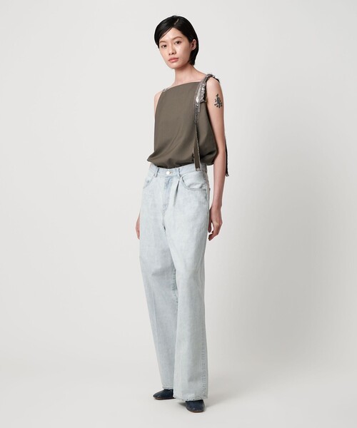 セール】＜AEWEN MATOPH＞スパンコールテープ 2WAYジレキャミソール