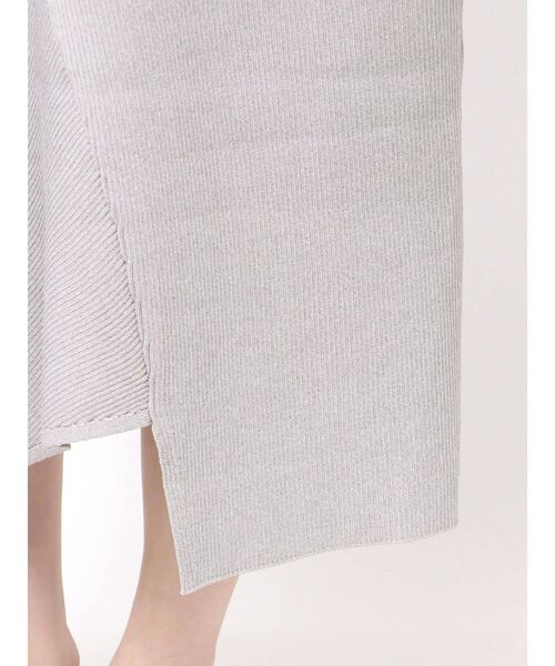LAGUNAMOON（ラグナムーン）の「アシメオフショルリブニットワンピース（ワンピース・レディース・ライトグレー/ブラック/ミント・MEDIUM/SMALL）」の18枚目の写真