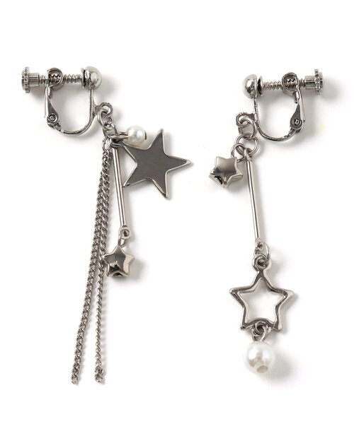 algy（アルジー）の「スターアシメイヤリング（イヤリング・キッズ・シルバー・FREE）」の4枚目の写真