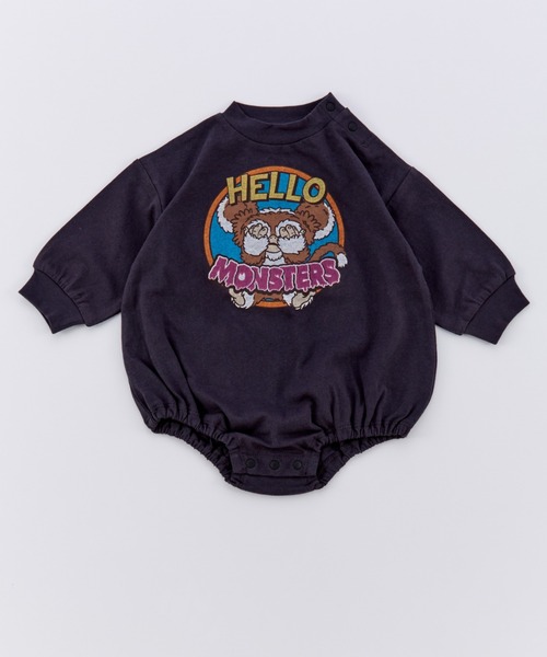 Ocean&Ground(オーシャン&グラウンド)の「HELLO MONSTERSプリントボディシャツ(その他ベビーウェア・キッズ・ホワイト/ブラック/クリーム・70/80)」の2枚目の写真