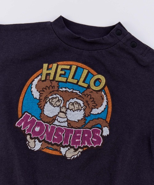 Ocean&Ground(オーシャン&グラウンド)の「HELLO MONSTERSプリントボディシャツ(その他ベビーウェア・キッズ・ホワイト/ブラック/クリーム・70/80)」の7枚目の写真