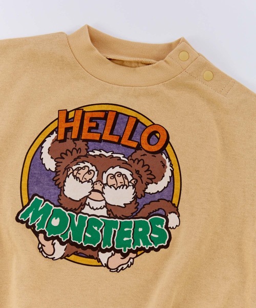 Ocean&Ground(オーシャン&グラウンド)の「HELLO MONSTERSプリントボディシャツ(その他ベビーウェア・キッズ・ホワイト/ブラック/クリーム・70/80)」の6枚目の写真