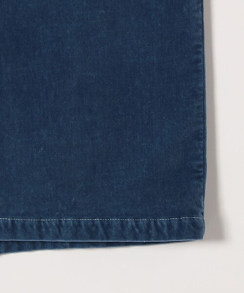 セール】quaranciel:〈洗濯機可能〉コットン ベロア インディゴ I