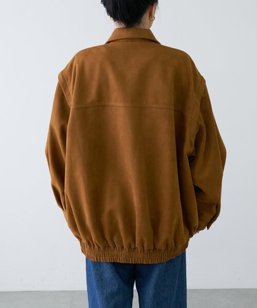 CIAOPANIC TYPY（チャオパニックティピー）の「【マルチウェイ】スウェードライクオーバージャケット（ブルゾン・レディース・ブラック/カーキ/キャメル・ONE SIZE）」の18枚目の写真