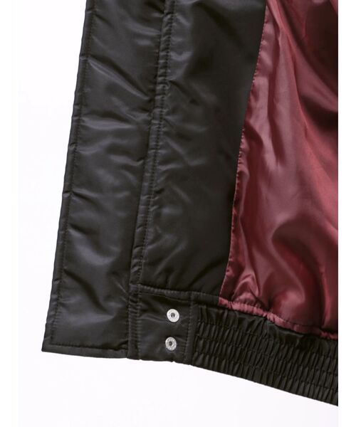 jouetie（ジュエティ）の「ルーズN-2Bブルゾン ファーフード付き（ブルゾン・レディース・ブラック/ネイビー/カーキ/アイボリー/その他2/ピンク・MEDIUM）」の19枚目の写真