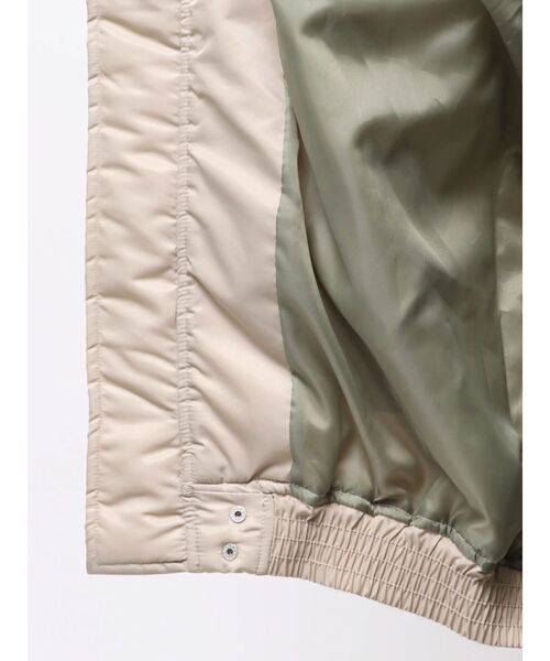 jouetie（ジュエティ）の「ルーズN-2Bブルゾン ファーフード付き（ブルゾン・レディース・ブラック/ネイビー/カーキ/アイボリー/その他2/ピンク・MEDIUM）」の22枚目の写真