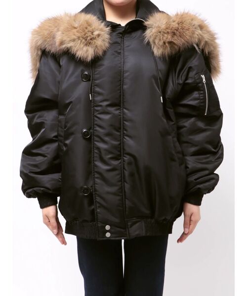 セール】ルーズN-2Bブルゾン ファーフード付き（ブルゾン）｜jouetie