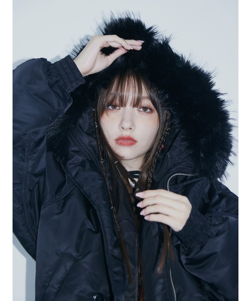 セール】ルーズN-2Bブルゾン ファーフード付き（ブルゾン）｜jouetie