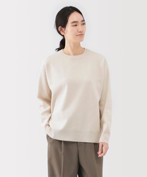 無印良品（ムジルシリョウヒン）の「婦人　洗えるミラノリブ編みクルーネックセーター（ニット/セーター・レディース）」