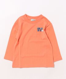 hakka kids（ハッカキッズ）の「ワンポイント刺繍長袖Tシャツ（Tシャツ/カットソー）」
