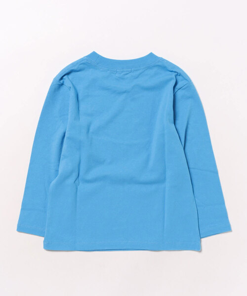 HAKKA KIDS(ハッカキッズ)の「ワンポイント刺繍長袖Tシャツ(Tシャツ/カットソー・キッズ・ブルー/ホワイト/イエロー/オレンジ/チャコール・100cm/110cm/130cm/120cm)」の6枚目の写真