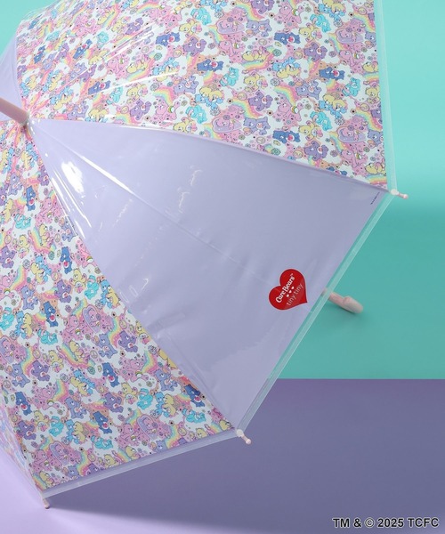tiny tiny（ティニーティニー）の「【ケアベア(TM)】コラボビニール傘[tiny tiny(ティニーティニー)]（長傘・レディース・その他1/ラベンダー・0）」の2枚目の写真