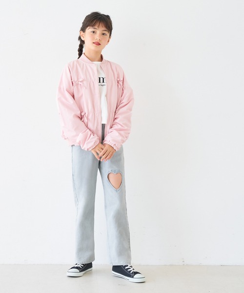 coca(coca)(コカ)の「キッズ デニムハートデザインパンツ(その他パンツ・キッズ・ブラック/ライトブルー・150/120/130/140)」の20枚目の写真