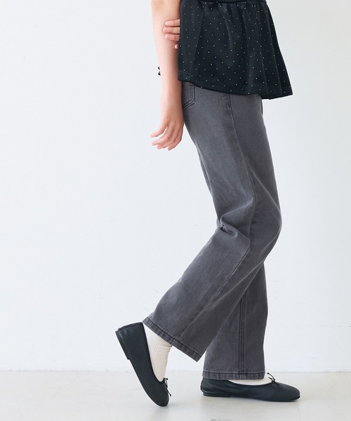 coca(coca)(コカ)の「キッズ デニムハートデザインパンツ(その他パンツ・キッズ・ブラック/ライトブルー・150/120/130/140)」の17枚目の写真