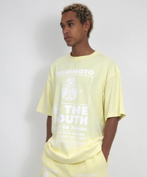 NISHIMOTO IS THE MOUTH(ニシモト イズ ザ マウス)の「CLASSIC S/S TEE | NISHIMOTO IS THE MOUTH(Tシャツ/カットソー・メンズ・ホワイト/ライトイエロー/スモークピンク/ブラック・MEDIUM/LARGE/X-LARGE)」の7枚目の写真