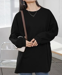 クルーネックオーバーサイズスウェットトップス