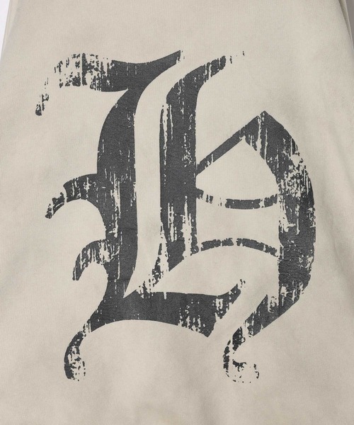 LAND MUSEUM（ランドミュージアム）の「【UNISEX】LAND MUSEUM／ゴシックロゴZIPパーカー（Tシャツ/カットソー・メンズ・ブラック/アイボリー・LARGE/MEDIUM）」の13枚目の写真