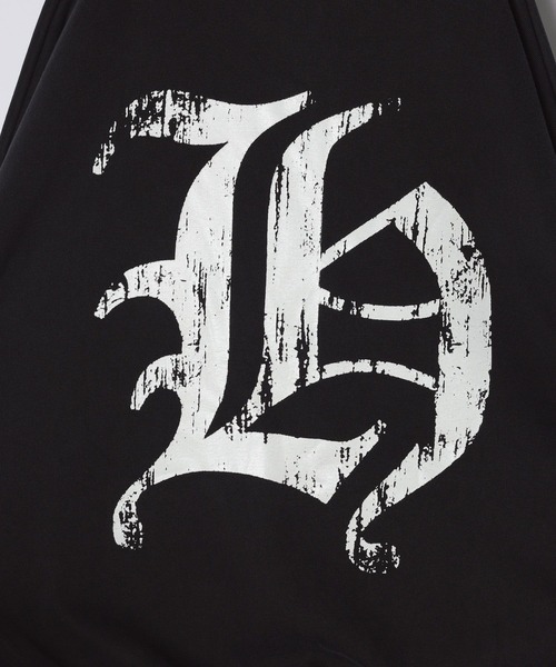 LAND MUSEUM（ランドミュージアム）の「【UNISEX】LAND MUSEUM／ゴシックロゴZIPパーカー（Tシャツ/カットソー・メンズ・ブラック/アイボリー・LARGE/MEDIUM）」の15枚目の写真