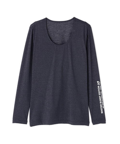 MASTER BUNNY EDITION】ボックスナイロンベア天竺長袖Uネック