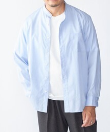 SHIPS | SHIPS: 140S ブロード バンドカラー シャツ(シャツ/ブラウス)