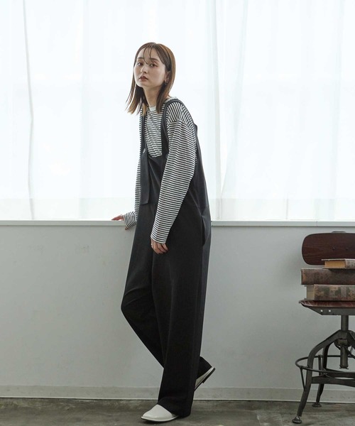 サロペット・オーバーオール・オールインワン andequal ribbon shoulder combination LAEMUSE 2025ドレスコレクション | 2WAYリボンサロペット