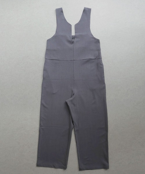 Bulue.（ブルー）の「【Bulue.】2wayデザインサロペット（サロペット/オーバーオール・レディース・ブラック/チャコールグレー・M）」の9枚目の写真