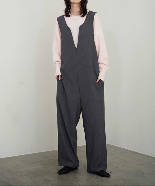 Bulue.（ブルー）の「【Bulue.】2wayデザインサロペット（サロペット/オーバーオール・レディース・ブラック/チャコールグレー・M）」の12枚目の写真