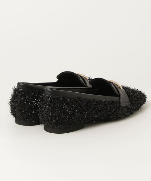 artemis by DIANA（アルテミスバイダイアナ）の「【片足150g】軽量　ラインストーンバー　ソフトスクエアトゥローファー（ローファー・レディース・ブラック/グレー/シルバー/ブラック系その他・23.0cm/25.0cm/23.5cm/24.0cm/22.5cm/24.5cm/22.0cm）」の17枚目の写真