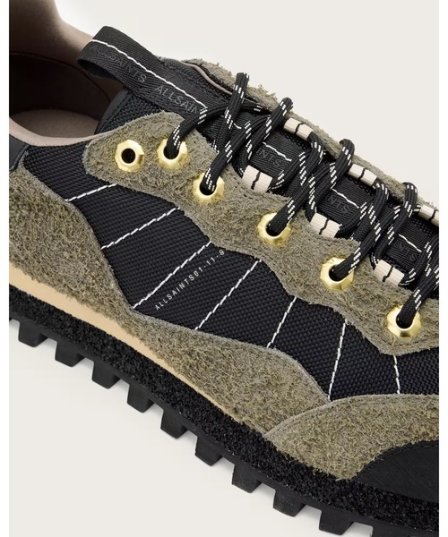 ALLSAINTS（オールセインツ）の「NEVIS SUEDE TRAINERS | NEVIS スウェード スニーカー（スニーカー・メンズ・グリーン系その他・UK10/UK8/UK9/UK7）」の4枚目の写真