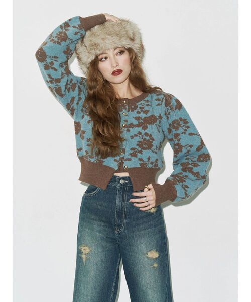 EVRIS（エヴリス）の「フェイクファーフライトキャップ（キャップ・レディース・ブラック/ベージュ・FREE）」の9枚目の写真