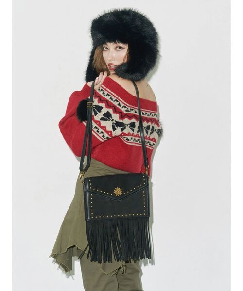 EVRIS（エヴリス）の「フェイクファーフライトキャップ（キャップ・レディース・ブラック/ベージュ・FREE）」の19枚目の写真