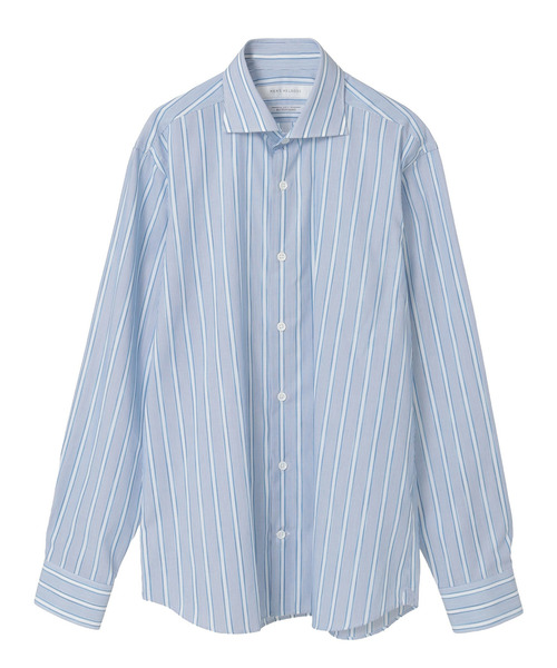 MEN'S MELROSE(メンズメルローズ)の「HITOYOSHIダブルネーム | クラシカルチェック ワイドカラーシャツ(シャツ/ブラウス・メンズ・グレー/サックスブルー/ホワイト・3/4/2)」の17枚目の写真