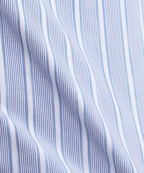 MEN'S MELROSE(メンズメルローズ)の「HITOYOSHIダブルネーム | クラシカルチェック ワイドカラーシャツ(シャツ/ブラウス・メンズ・グレー/サックスブルー/ホワイト・3/4/2)」の18枚目の写真