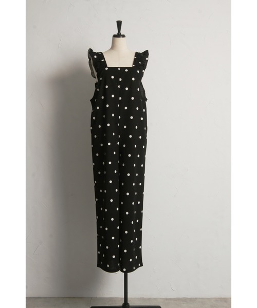 &. NOSTALGIA（アンドドットノスタルジア）の「【ZOZO限定】カットジョーゼットオールインワン（つなぎ/オールインワン・レディース・チェック/ドット・M）」の22枚目の写真