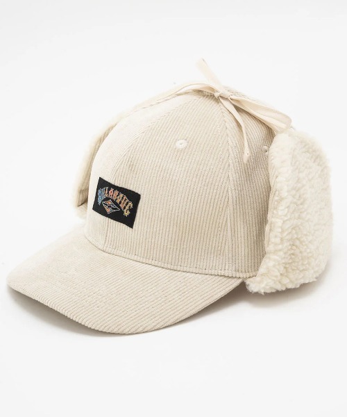 BILLABONG(ビラボン)の「【BILLABONG/ビラボン】23AW TRAPPER CAP/ボアコーデュロイトラッパーキャップ(キャップ・レディース・ブラウン/ホワイト・FREE)」の2枚目の写真