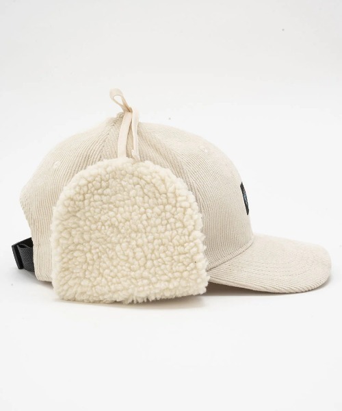 BILLABONG(ビラボン)の「【BILLABONG/ビラボン】23AW TRAPPER CAP/ボアコーデュロイトラッパーキャップ(キャップ・レディース・ブラウン/ホワイト・FREE)」の6枚目の写真